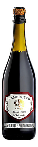 Lambrusco Vino Espumoso Rosso Imp. Itali - mL a $51