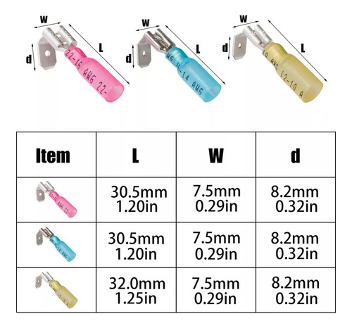 Kit De Conectores De Terminales Termorretráctiles 140pcs