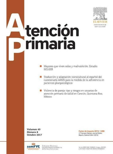 Revista Atención Primaria 10  / 2017  