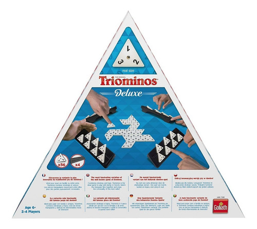 Imagen 3 de 4 de Triominos Deluxe - Juego De Mesa