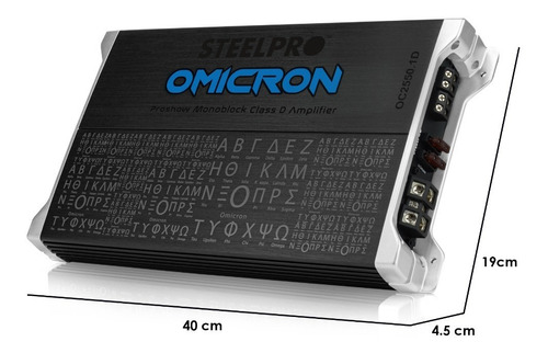 Kit Amplificador Clase D Mono Block 2500w + Kit Instalación