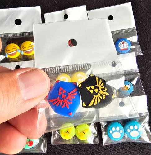 Pack 20 Grips Silicón Para Nintendo Switch Joystick Nuevos! (Usado)