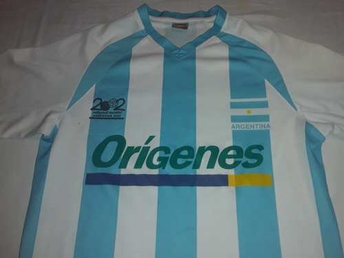 Imagen 2 de 5 de Camiseta Antigua Voley Mundial Argentina 2002. Topper T.s