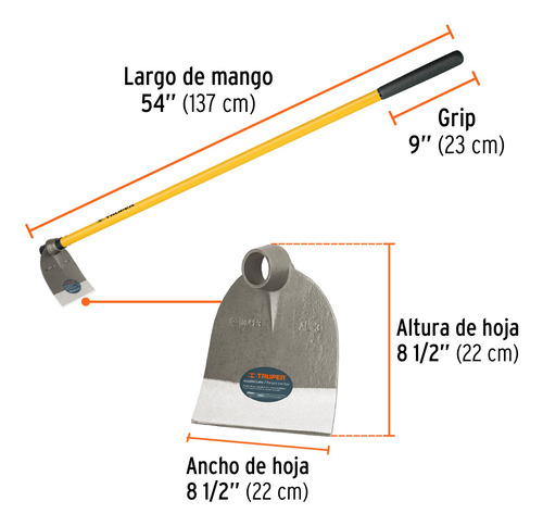 Azadon Lane Para Aflojar Remover Tierra Agril¡cola Horticola