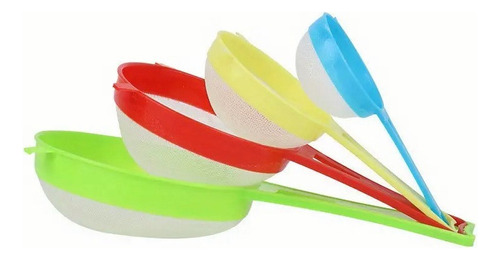 Juego 4 Coladeras De Cocina Plástico