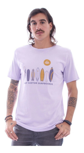 Remera Reef Surfboards Tee Hombre