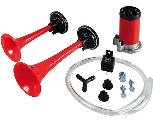 Kit Bocina De Aire Camión 12v Rutera Con Compresor Universal