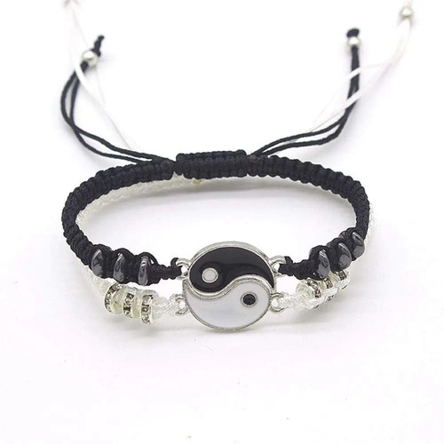 Pulseras, Manillas Para Parejas Yin Yang Regalos, Novios.