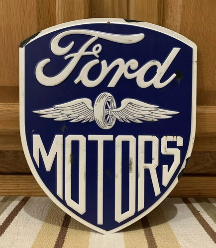 Cartel Ford Motors Sign Shop Garage - A Pedido_exkarg