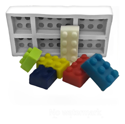 Molde Forma Silicone Monta Monta Lego