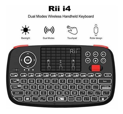 (actualizacion De 2019) Mini Teclado Bluetooth Rii I4