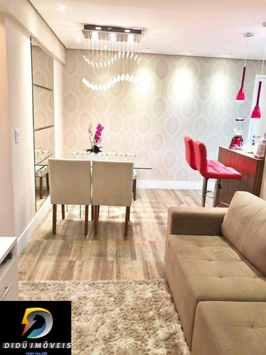 Imagem 6 de 30 de Lindo Apartamento Com 67 M² Na Fundação Scs, Sendo 2 Dormitórios, 1 Suíte, Varanda Com Churrasqueira, 1 Vaga. - Ap07908 - 69944825