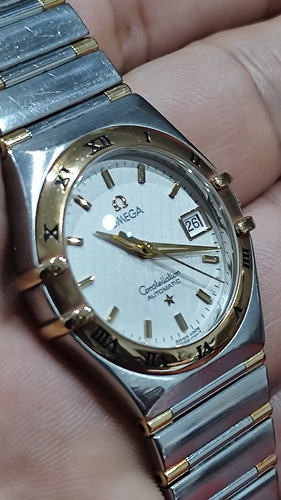 Reloj Omega Constellation Automático Acero Oro 18k Dama Plateado/dorado Dorado Blanco (Usado)