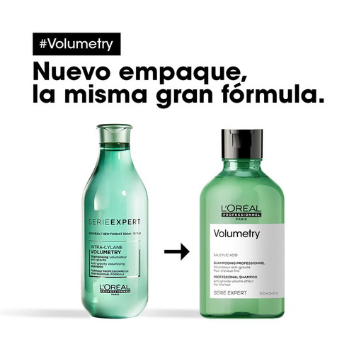 Shampoo L'oréal Professionnel Volumetry 300ml Hidratante