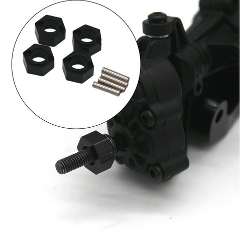 4 Adaptador Hexagonal De Rueda De 4 Uds. Accesorio De Modelo