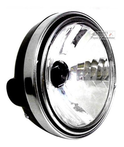 Farol Ybr125 00 01 02 03 04 05 06 07 08 S/ Lâmp Mod Original