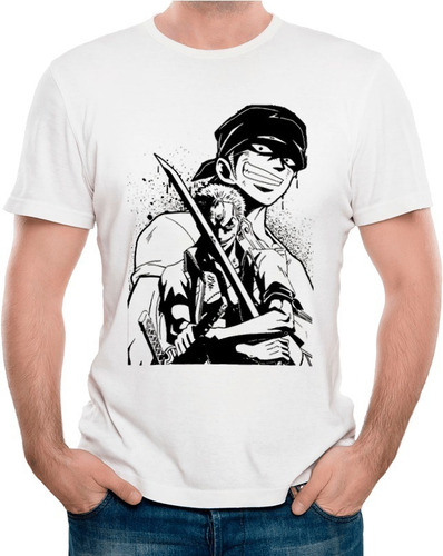 Playera Anime Manga One Piece Roronoa Zoro #1342