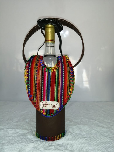 Imagen 5 de 7 de Cholito Porta Vinero De Cuero Tradicional