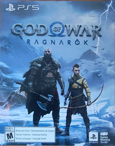 Juego God Of War Ragnarok Ps5. Papel Para Canjear El Juego