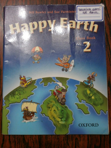 Happy Earth 2 Class Book Oxford Usado Muy Buen Estado!