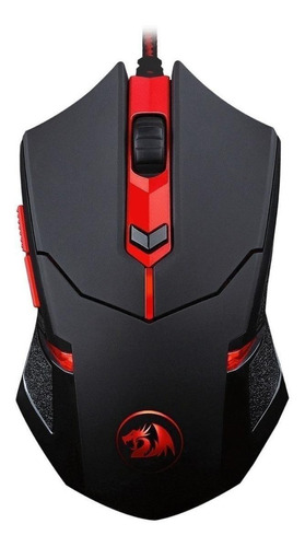 Mouse gamer de juego Redragon  Centrophorus M601-3 black y red