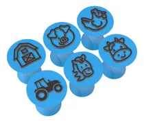 Comprar Kit 6 Carimbo Marcador Brigadeiro Fazenda Vaca Campo Animais
