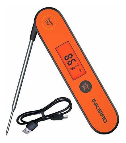 Inkbird Instant Read Meat Thermometer Iht-1p, Digital Scd8v