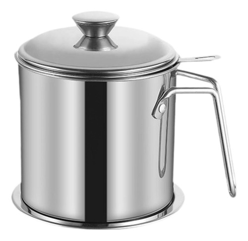 Bacon Container With Filter Handle Oil Filter Pot Frying Oil