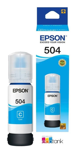 Tinta 504 Cyan Original Epson