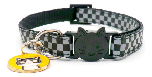 Collar De Seguridad Para Gato | Collar Anti Ahorcamiento Color Negro