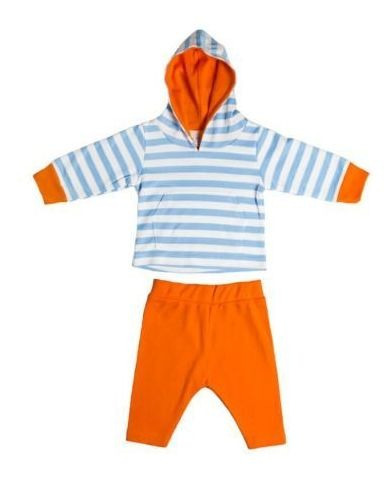 Conjunto Bambino Hoddie Stripes Para Bebes