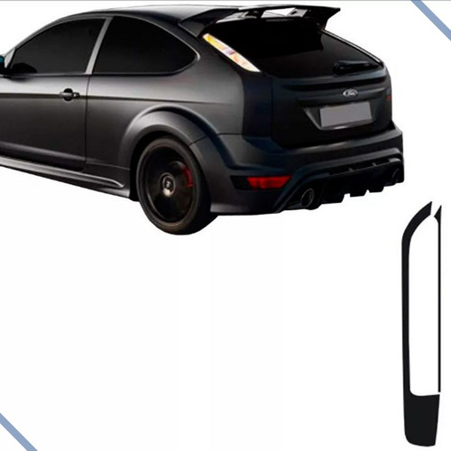 Kit Aplique Lanterna Mascara Negra Ford Focus 2008 A 2013