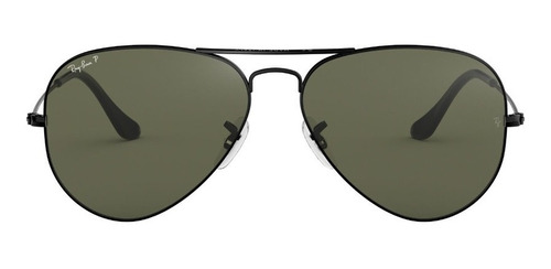 Lente Solar Original Polarizado Ray Ban Hombre Negro Rb3025p