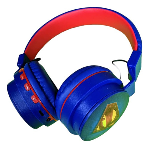 Audífonos Auriculares Super Héroes Bluetooth Super Man Niños