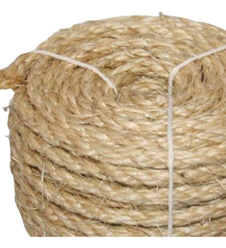Cuerda Trenzada De Sisal, Poste Rascador Para Gatos 8mmx30m
