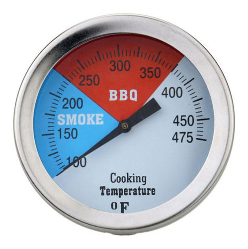 Acero Inoxidable 300°c Tricolor Bbq Smoke Termometro