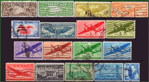 Estados Unidos - Aéreos - Acumulação - 1926 A 1954