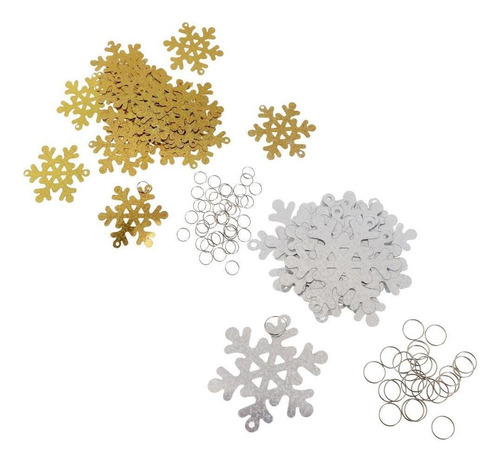 30pcs Diy Plástico Copo De Nieve Colgantes Navidad