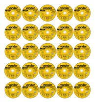 Comprar 25 Un - Disco De Corte 4 1u002F2 (115,0 X 1,0x 22,23) Dcv Vonder Cor Preto