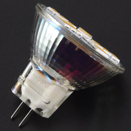 Lâmpada Led 3w Mr11 Gu4 250lm 15 5630smd Luz Branca Quente
