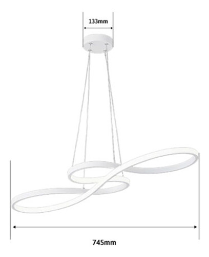 Jwj Led Lampara Colgante Moderna Lámparas De Anillo Modernas