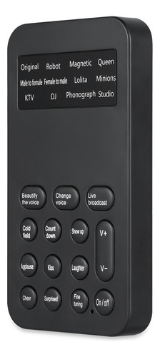 Mini Trocador De Voz Efeitos De Som Máquina De Áudio De