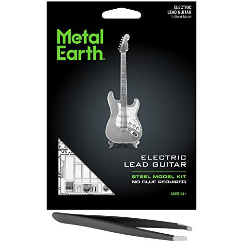 Kit De Modelo De Guitarra Eléctrica 3d De Metal Pinzas...