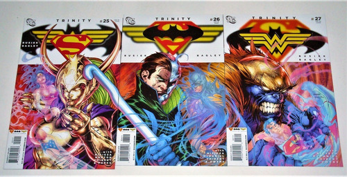 Dc Trinity #25 #26 Y #27 Connecting Covers Por Jim Lee ¡¡ (Usado)