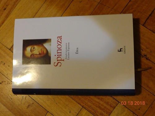 Spinoza. Ética. Gredos. Tapa Dura Est. Int. Luciano Es&-.