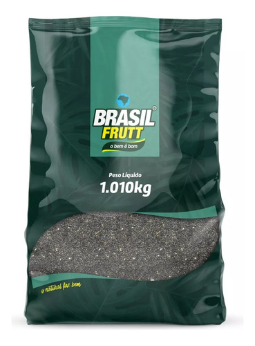 Gergelim Preto Nacional Brasil Frutt Pactote 1,010kg