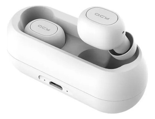 Audífonos Inalámbricos Qcy T1c Tws Ipx4 Bluetooth 5.3 Color Blanco