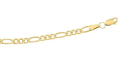 Cadena Plana 60 Cm 14 K + Color Dorado