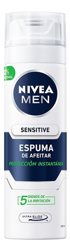 Espuma Para Afeitar Nivea Men Sensitive Para Piel Sensible 200ml