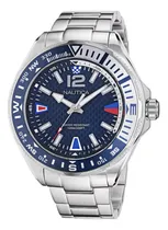 Comprar Reloj Nautica Cab Clearwater Beach Caratula Azul Napcwf301 Plateado